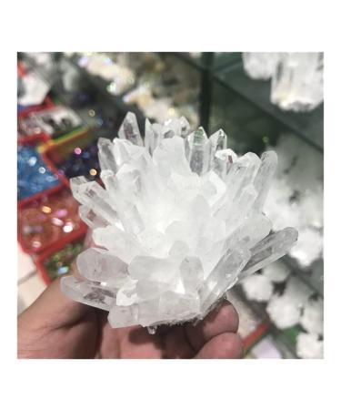 400-700g Quartz Crystal Clear Quartz Cluster Brazil Natural Quartz kaixun (Size : 400-500g)
