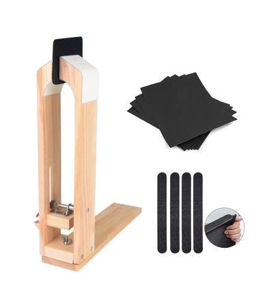 FASTTOBUY Stitch Pony, Leather Stitching Pony Table Desktop Pony,Leather Sewing Pony Horse Clamp with 4 Sand Strips and 4 Sand Papers for DIY Hand Stitching Leather Clamping 45cm Desktop Pony
