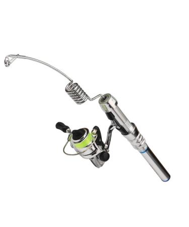 Leikance Ice Fishing Rod Boat Winter Fishing Rod with Spinning Fishing Reel Fishing Tackle Set Portable Fishing Equipment