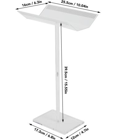 Socobeta Acrylic Hair Extension Stand Double Sided Design Washable Hair Extension Rack Transparent Sectioning Display Hair Extension Holder for Salon Home - Buy Online on SooperMarket.com