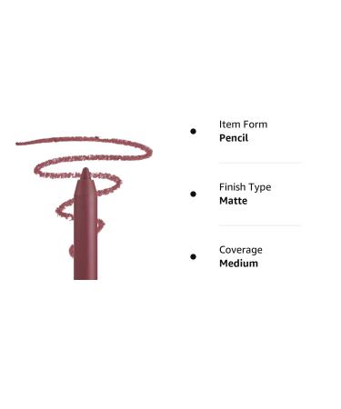 ColourPop Lippie Pencil Liner in SHOT CLOCK - Deep Mauve Pink | 1.0g (0.035 oz) - Buy Online on SooperMarket.com