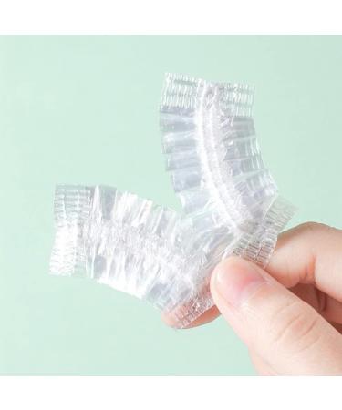 200 Pcs JZTang Disposable Clear Ear Covers | Ear Protectors for Hair Salon, Hair Dryer, Bathing - Buy Online on SooperMarket.com