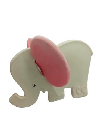 Buy Lanco Teething Ring Elephant Ears - 100% Natural Rubber White | Safe & Eco-Friendly | International Shipping Available - Buy Online on SooperMarket.com