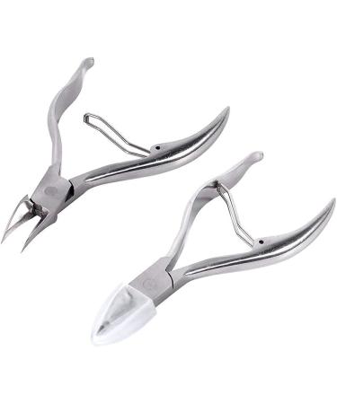 Toenail Clippers Trimmer Thick Toenails Nipper Professional Stainless Steel Cuticle Trimmer Scissors Toenails Nail Clippers for Thick or Ingrown - Buy Online on SooperMarket.com