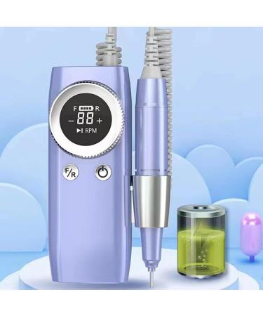 Dajidafu Effortlessly Remove Gel Polish With Nails Lathe Gel Cutting Remove Tool Rechargeable Electric Nail Sander Compact purple - Buy Online on SooperMarket.com