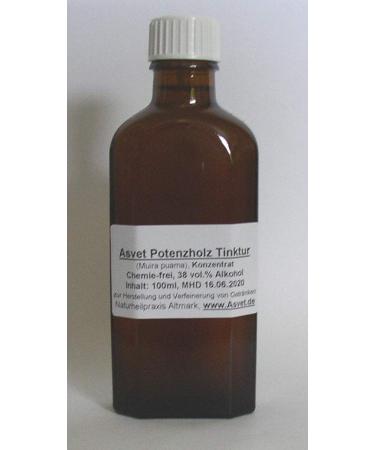 Asvet 100ml potency wood tincture Muira puama drops preparation without chemicals handmade 100% vegan and natural