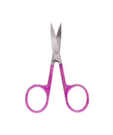 Murrays Manicure Pink Gloss Glitter Curved Nail Scissors X