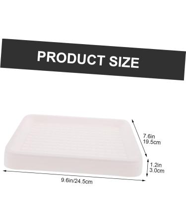 HAPINARY Box Hamster Toilet Bunny Supplies Bunny Pet Toilet Rabbit Training Potty Plastic Pet Toilet Bunny Trainer Toilet Bunny Clean Equipment -Fall Bunny Potty Small Pet Cage Supply 24.5X19.5X3CM White - Buy Online on SooperMarket.com