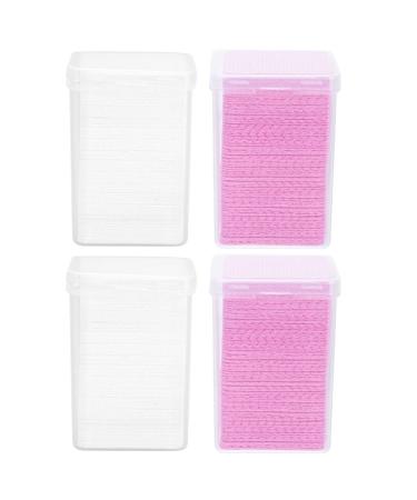 FRCOLOR 800pcs Eyelash Cleaning Pads Lip Grafting Pads Lashes Glue Lash Extension Glue Wipes Nail Polish Remover Pad Makeup Wipes Cotton Pads Glue Bottle Wiper Major Accessories