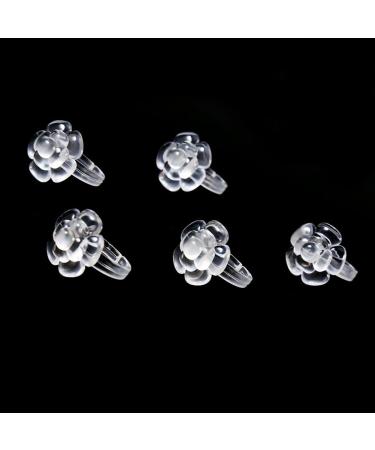 50Pcs Flower Butterfly Nail Chart Ring Set - Manicure Color Display Tool - Buy Online on SooperMarket.com