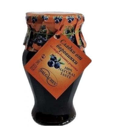 Blueberry Jam Old Home Way Traditional Bulgarian Recipe Made Mountain Berry 100% Natural No Preservatives Home Made Style