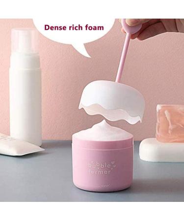 Foam Bubble Maker Cleanser Foamer Cup for Delicate and Smooth Facial Cleansing Cute Skin Care Tools (purple) - Buy Online on SooperMarket.com