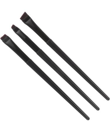 Baluue 12 Pcs Eyeliner Brush Eyebrow Brush Thin Eyeliner Brush Flat Eyeliner Brush Female Black  - Buy Online on SooperMarket.com