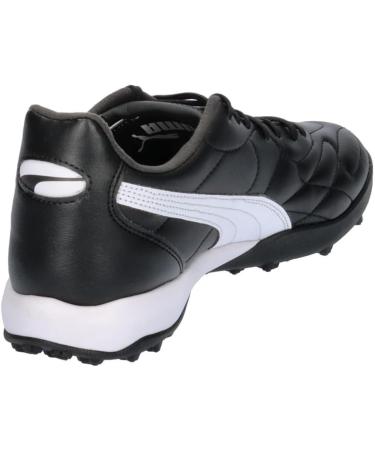 PUMA Men's King Top TT Football Boots - 44 EU | Black White & Gold | International Shipping Available - Buy Online on SooperMarket.com