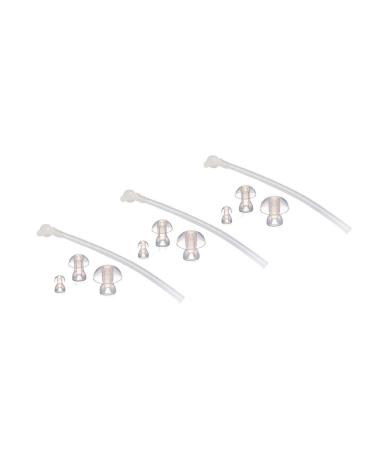 Hiibaby 3x Sound Tubes + 9x Ear plugs /pieces /domes for Hearing Aid aids Eartip ear tip ear tips Tubing ear pieces piece-hearing aid tube BTE Hearing Aid Aids Domes and Tube Kit