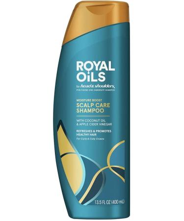Head & Shoulders Royal Oils Shampoo Moisture Boost 13.5 oz (Pack of 2) - Nourishing Treatment for Dry Scalp - International Shipping Available - Buy Online on SooperMarket.com