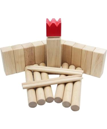Juegoal Kubb Game Set: Outdoor Tossing Game with Carrying Bag - Buy Online on SooperMarket.com