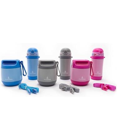 Primo Passi Insulated Straw Water Bottle for Kids - 12oz Thermos Bottle (Pink) - Buy Online on SooperMarket.com