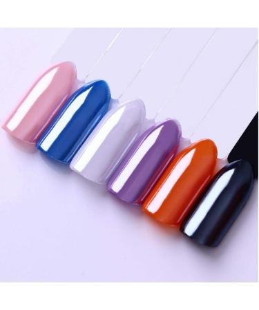 Holographic Nail Powder Holo Rainbow Mirror Effect Nail Pigment Kit for Nail Gel Polish Dipping Tool Purple - Buy Online on SooperMarket.com
