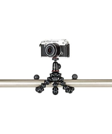 Joby GorillaPod 1K Kit: Compact Tripod Stand with Ballhead for Mirrorless Cameras - Black/Charcoal - Buy Online on SooperMarket.com