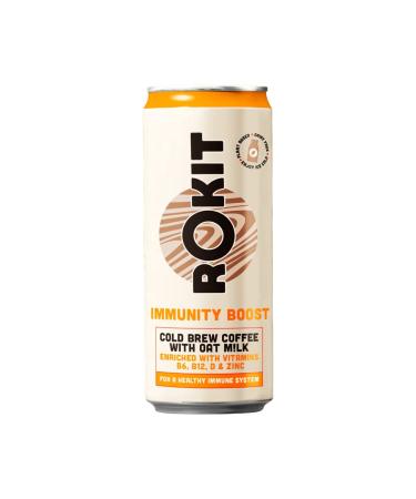 Rokit Immunity Boost Cold Brew Coffee & Oat M!lk Immunity Boost 1 Count (Pack of 1)
