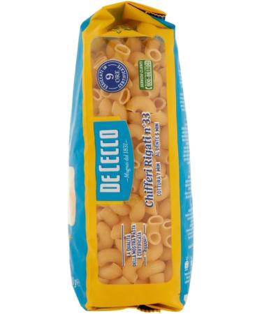 De Cecco Chiferi Rigate Pasta N33 500g - Pack of 3 - Buy Online on SooperMarket.com