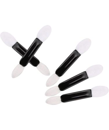 PLAFOPE 50pcs Sponge Dual Eyeshadow Brush Makeup Eyeshadow Brush Kit Eye Shadow The Face Travel Eye Cream M White - Buy Online on SooperMarket.com