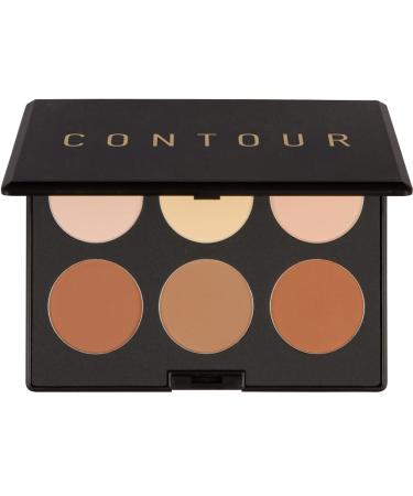 Elizabeth Mott Bronzer Contour Kit & Highlighting Powder - Cruelty Free & Paraben Free - 6 Shades for a Natural Glow 6-Shade Contour Kit