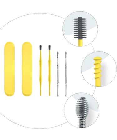 Stainless Steel Double-Sided Earwax Removal Kit - 8pcs Assorted Care Curettes for Men and Women - Buy Online on SooperMarket.com