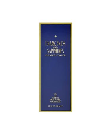 DIAMONDS & SAPHIRES by Elizabeth Taylor Eau De Toilette Spray 3.4 oz for Women - 100% Authentic