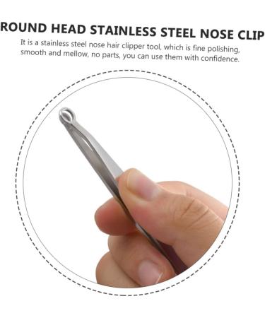 Buy Stainless Steel Nose Hair Clip Set - Trimmer for Men & Women Eyebrow Tools & Facial Razors - Buy Online on SooperMarket.com