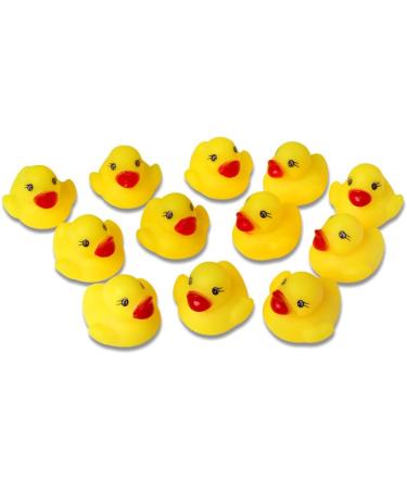 Buy Schramm 12 Pack Rubber Ducks - Squeaking Yellow Bathing Ducks (3.5 cm) for Fun Water Play | International Shipping Available - Buy Online on SooperMarket.com