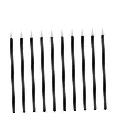 Mikinona 100pcs Eye Makeup Tools Cosmetics Brush 10X0.5X0.5cm White