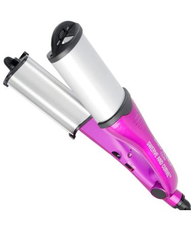 Bed Head Swerve Curve Hair Waver and Wand | 2 Tools in 1 Beachy Waves Tousled Curls