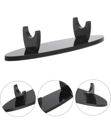 STOBOK Pencil Wand Holder 2 Pcs Acrylic Pen Holder Pencil Lip Gloss Paintbrush Drying Rack Acrylic Eyebrow Pencil Rack Single 12.7x3cmx2pcs Blackx2pcs - Buy Online on SooperMarket.com