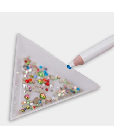 20 Piece White Wax Pen Rhinestone Picker for Nail Art & Manicure - Gem & Bead Picking Tool - Buy Online on SooperMarket.com