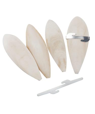4 PCS Cuttlefish Bone(12-13cm) Birds Parrots Chewing Toys with 2 Pcs Metal Holder Natural Cuttlefish Bone Bird Pet Molar Toy for Parrots Cage Birds Reptiles Tortoises Snails