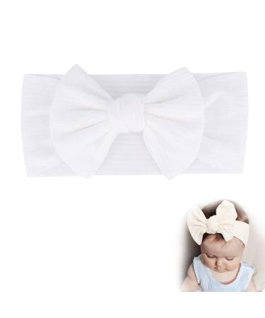 WOOXDYUK BABY GINSTHER BILD BEARING WEILLE BREED AND CHILDER HAIRSES AND BEGES ARE HAIRCHESS SWITTING Elegable knitting loop with a wide edge white