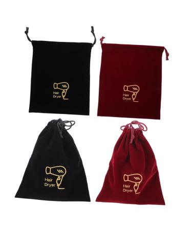 PLAFOPE 4pcs Storage Bag Drawstring Hair Dryer Bag Drawstring Hair Dryer Carriers The Tote Bag Fabric