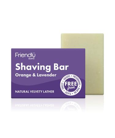 Orange Lavender Shaving Bar 95 GR