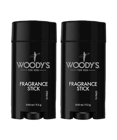 Woody's Fragrance Stick Solid Perfume for Men 0.5 Ounce 2-Pack 0.8 Ounce (Pack of 1)