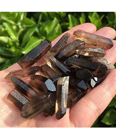 Natural Smoky Quartz Crystal Point Stone Raw Gemstone Rough Specimen Minerals Stone Home Decoration - Buy Online on SooperMarket.com