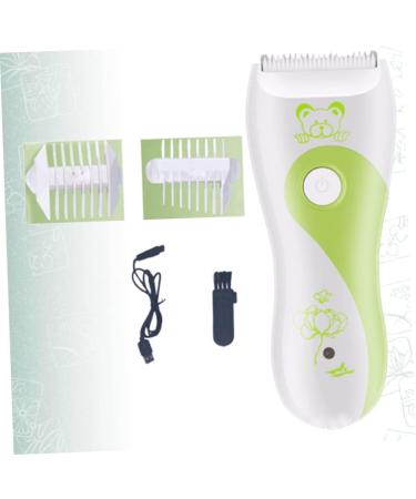 Baby Hair Clippers Set - Rechargeable Electric Trimmer for Kids - Haircut & Grooming Kit with Fader Scissors - Assorted Colors - 13.7x4.7cm - Buy Online on SooperMarket.com