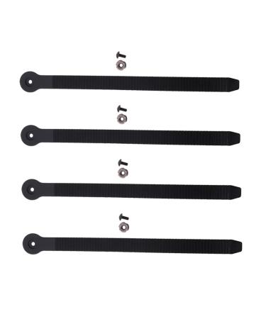 Yiju 4pcs Inline Skating Strap Belt Kit Skate Boot Shoes Part W/Screw