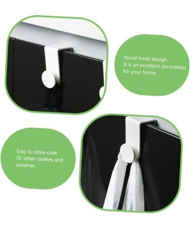 Cabilock 6pcs Hook up Wall Mount Clothing Rack Door Clothes Hanger Over Door Hanging Hooks Shower Door Porch 7.3X3X2.5CM White - Buy Online on SooperMarket.com