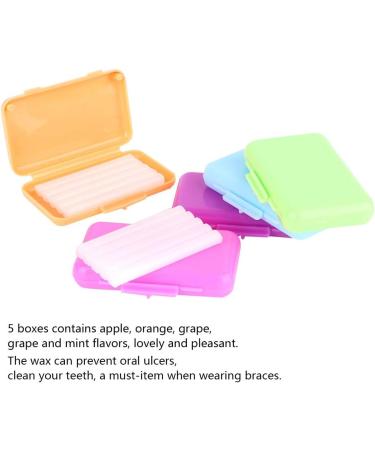 Orthodontic Relief Wax for Braces - Dental Hygiene Protector 5 Pack | International Shipping Available - Buy Online on SooperMarket.com