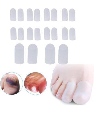 Silicone Toe Guards - 10 Pairs for Overlapping Toes - Protect & Separate Toes - Ideal for Daily Activities - Buy Online on SooperMarket.com