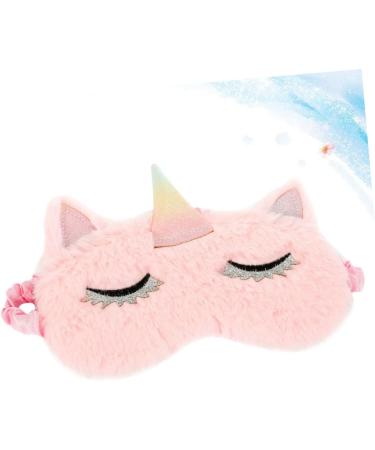 Child's Pink Embroidered Eye Mask with Makeup Eyeshadow Design - 1 Count - Buy Online on SooperMarket.com