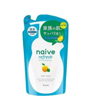 Naive Savon Body Wash by Kracie - 380ml Refill | 12.85 Fl Oz | Gentle and Nourishing Formula - Buy Online on SooperMarket.com