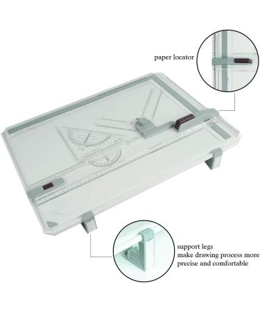 JILoffice A3 Drawing Board  Lightweight Multi-Funtion Drafting Table with Adjustable Measuring System Angle - Buy Online on SooperMarket.com